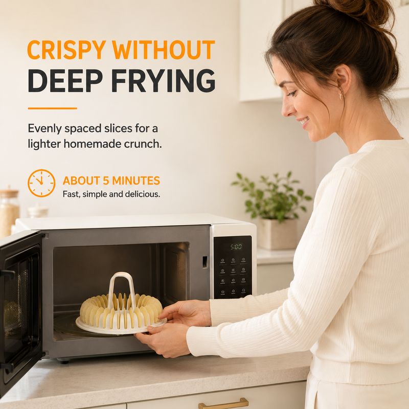 CrispChef – DIY Microwave Veggie Chip Maker