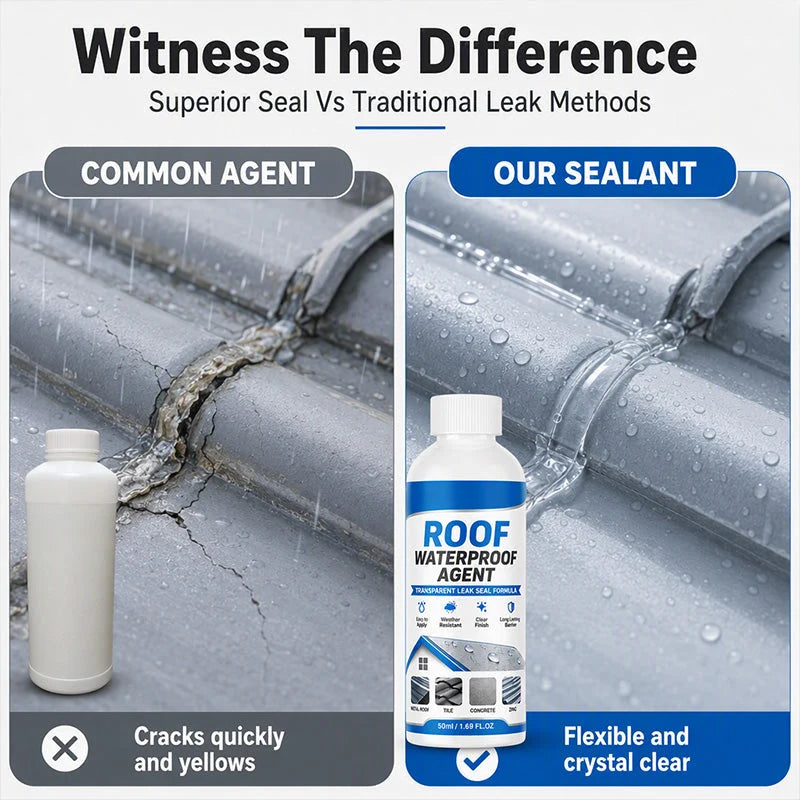 AquaSeal – Transparent Roof Waterproof Repair Sealant