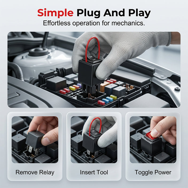 RelayMaster – Automotive Relay Bypass Switch Kit