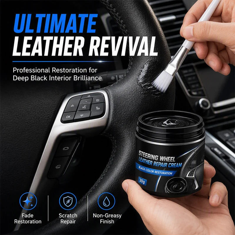 InteriorRevive – Black Leather Restoration Cream