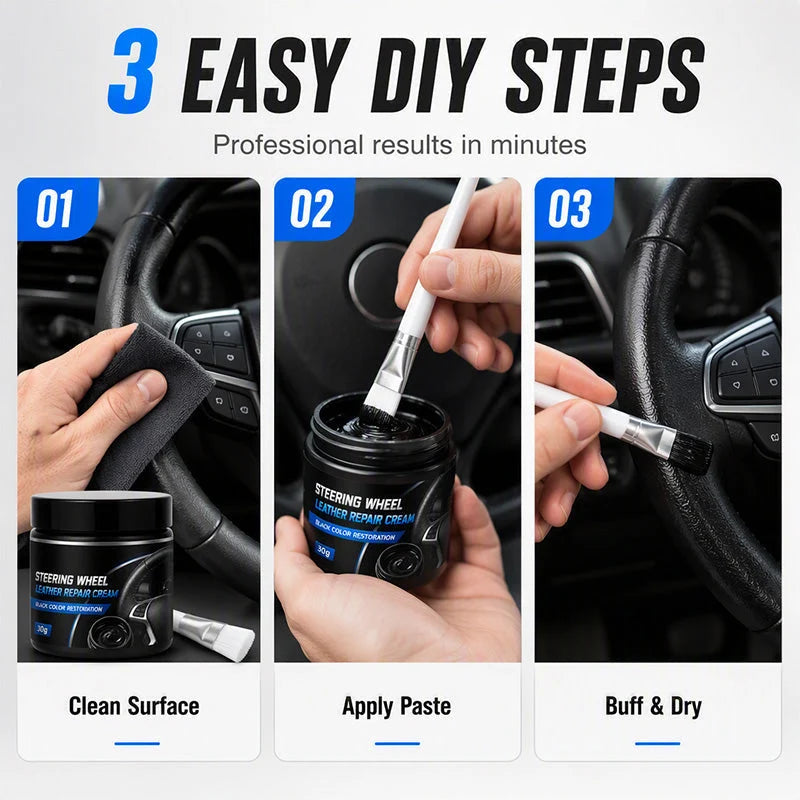 InteriorRevive – Black Leather Restoration Cream