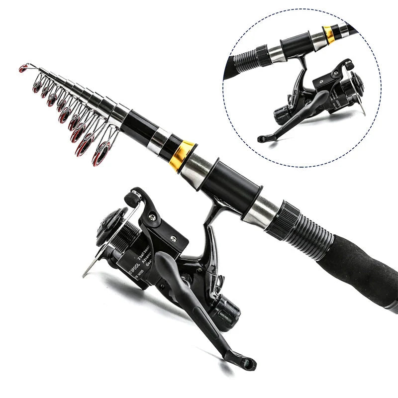 CastVanta – Telescopic Fishing Rod & Reel Kit
