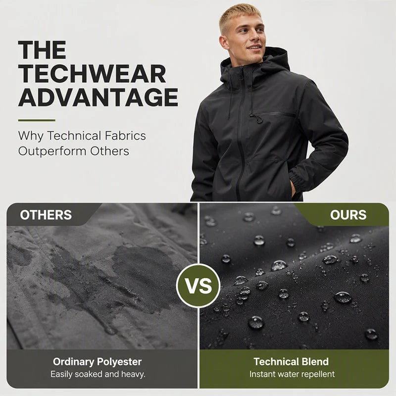 StormVanta – Men’s Waterproof Oversized Hooded Jacket