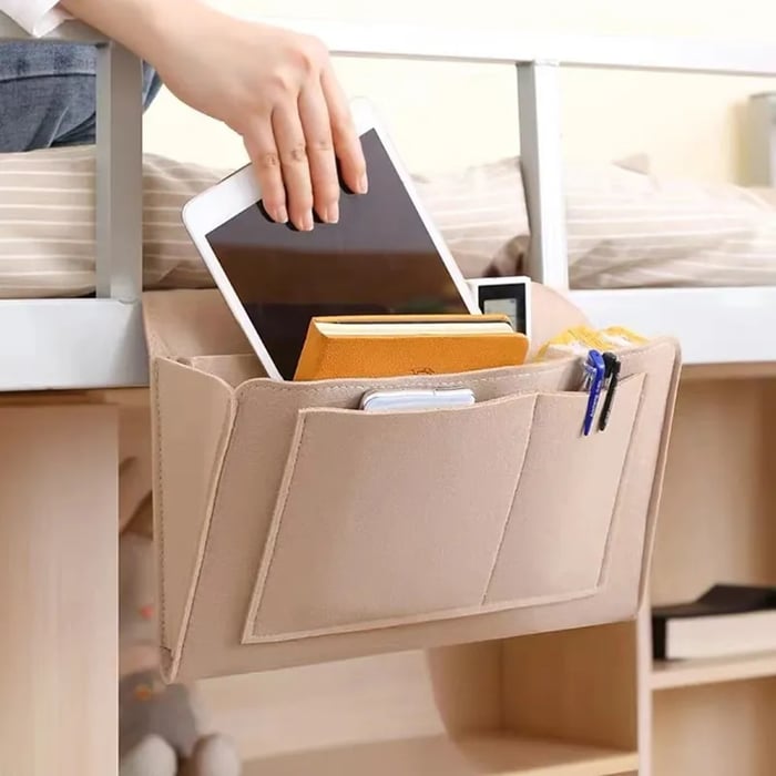 BedNest – Hanging Bedside Storage Organizer