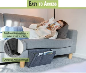 BedNest – Hanging Bedside Storage Organizer