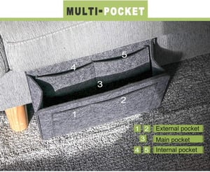 BedNest – Hanging Bedside Storage Organizer