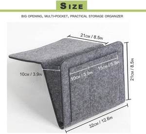 BedNest – Hanging Bedside Storage Organizer