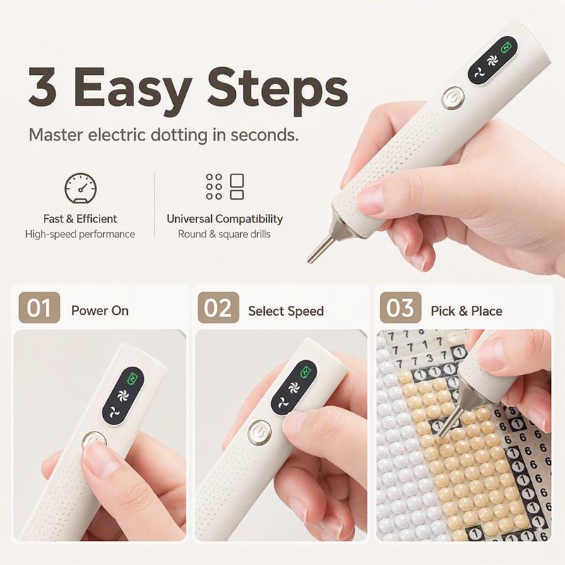 SparkleGrip – Electric Diamond Painting Pen