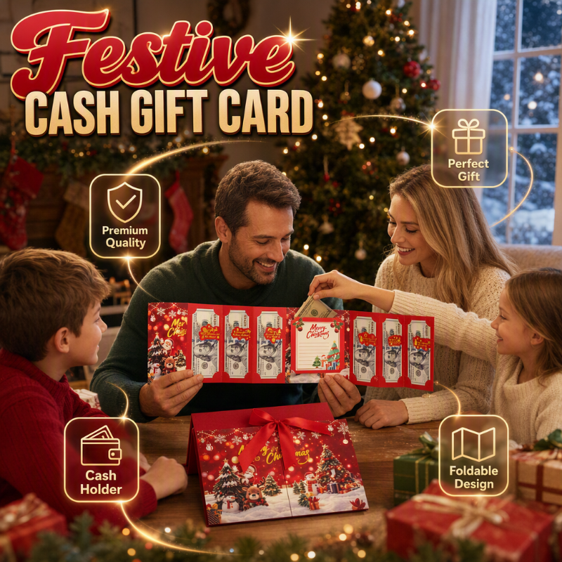 SantaFold – Christmas Cash And Message Card