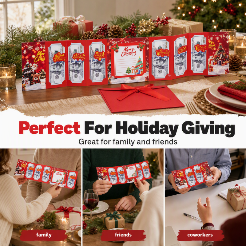 SantaFold – Christmas Cash And Message Card