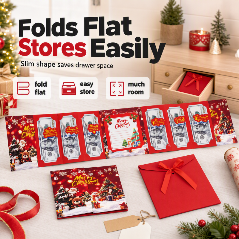 SantaFold – Christmas Cash And Message Card