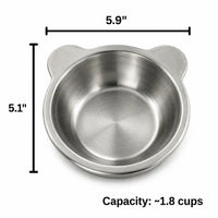 PawDine – Stainless Steel Bowl With Raised Stand