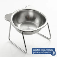 PawDine – Stainless Steel Bowl With Raised Stand