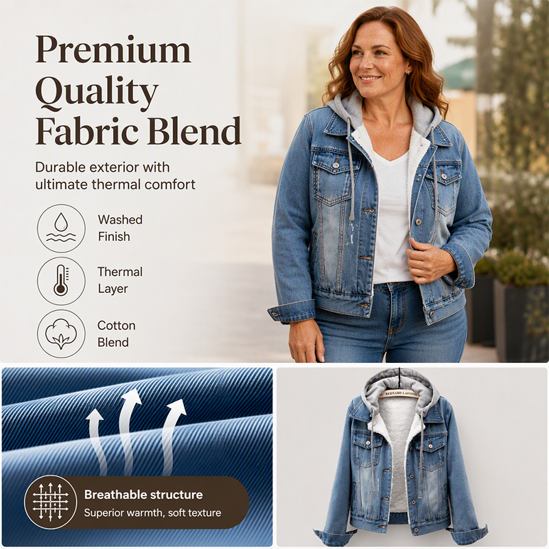 FrostDenim – Women’s Layered Winter Jacket