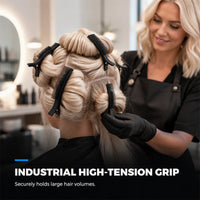 TressOra – Professional Hair Sectioning Clips with Comb Teeth