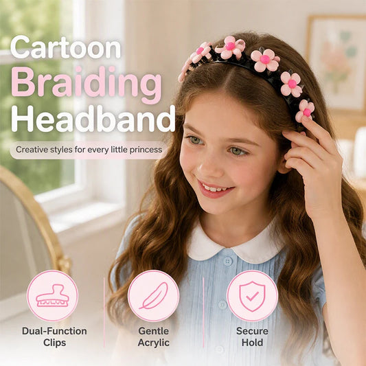 CuddleCurls – Cute Girls' Braiding Hairband