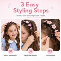 CuddleCurls – Cute Girls' Braiding Hairband