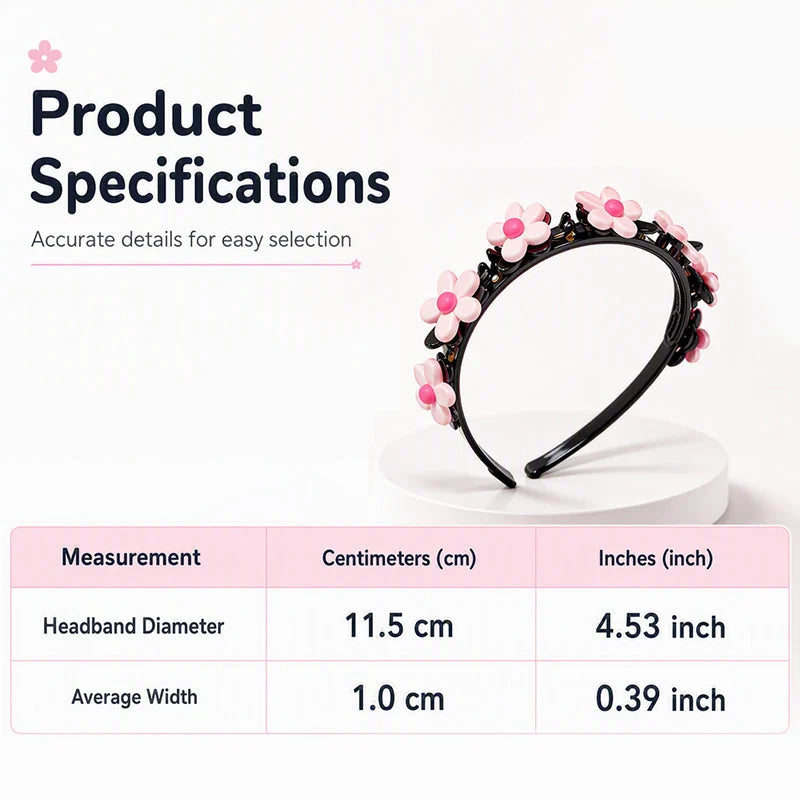 CuddleCurls – Cute Girls' Braiding Hairband