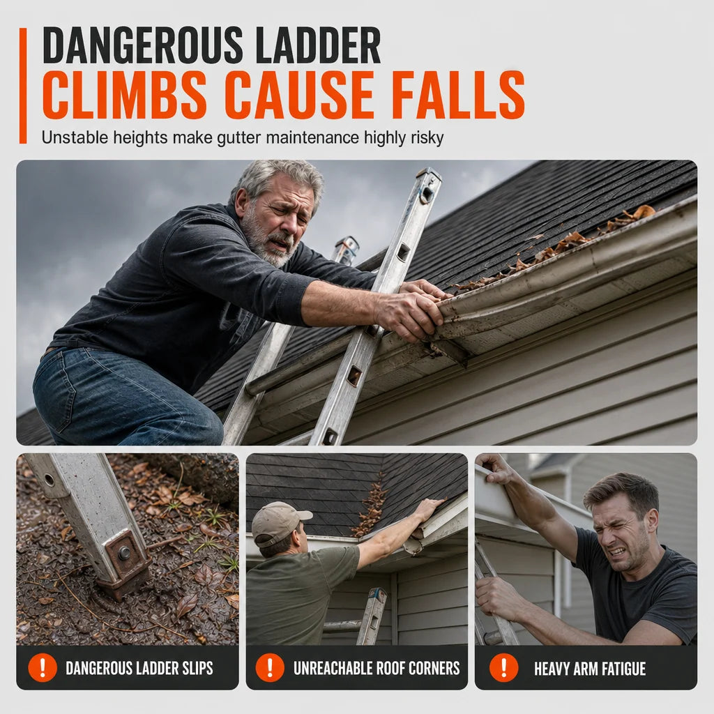 RoofFlow – Gutter Leaf And Debris Remover