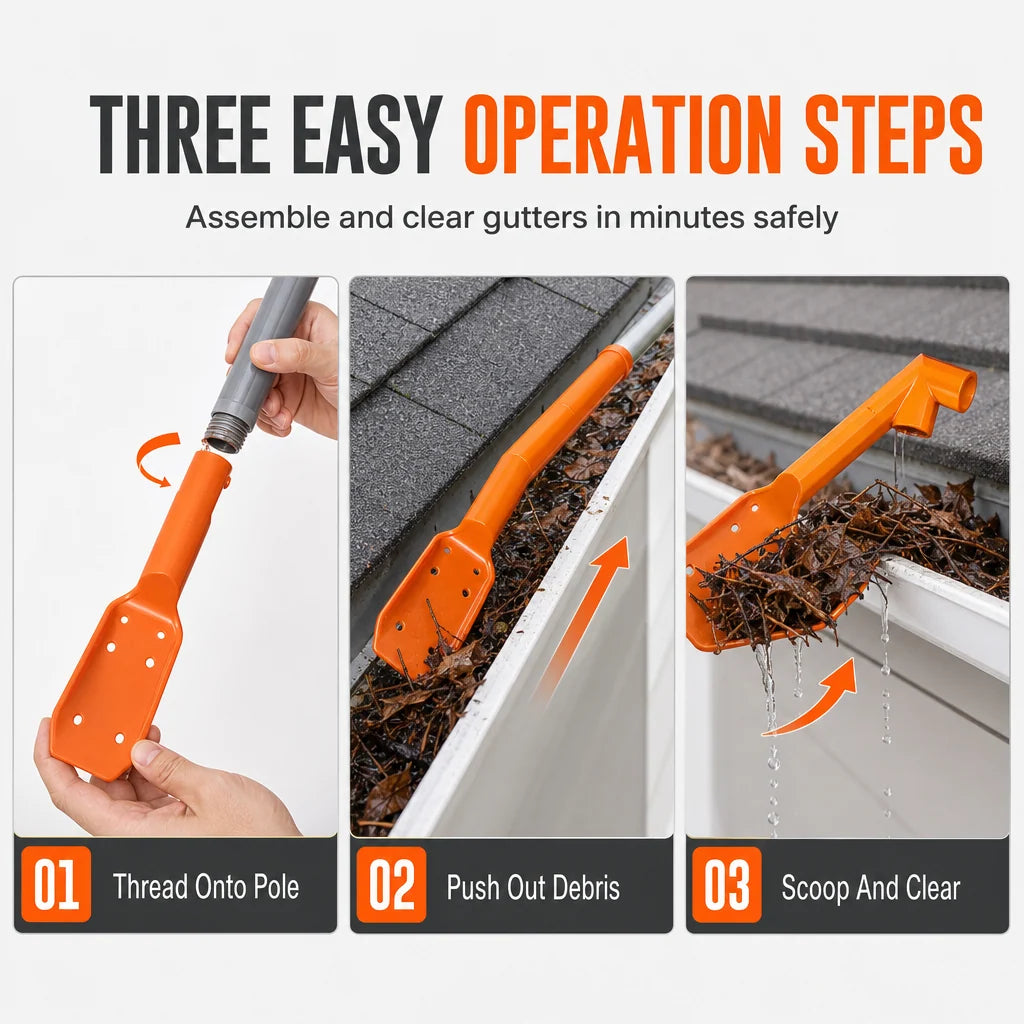 RoofFlow – Gutter Leaf And Debris Remover