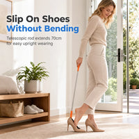 StrideNova – Telescopic Stainless Steel Shoe Horn