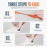 StrideNova – Telescopic Stainless Steel Shoe Horn