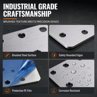 HingeLoom – Stainless Steel Cabinet Hinge Repair Plate