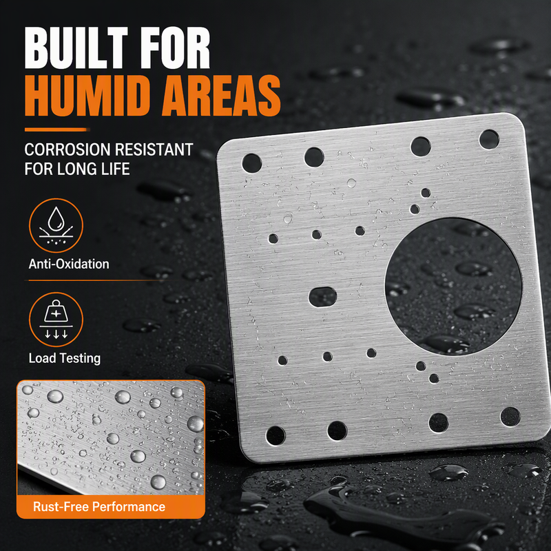 HingeLoom – Stainless Steel Cabinet Hinge Repair Plate