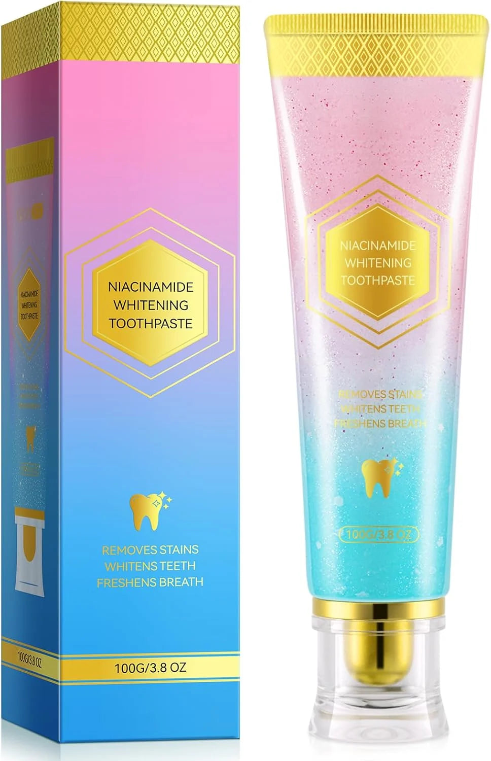 Niacinamide Whitening Toothpaste – Stain Removal & Fresh Breath
