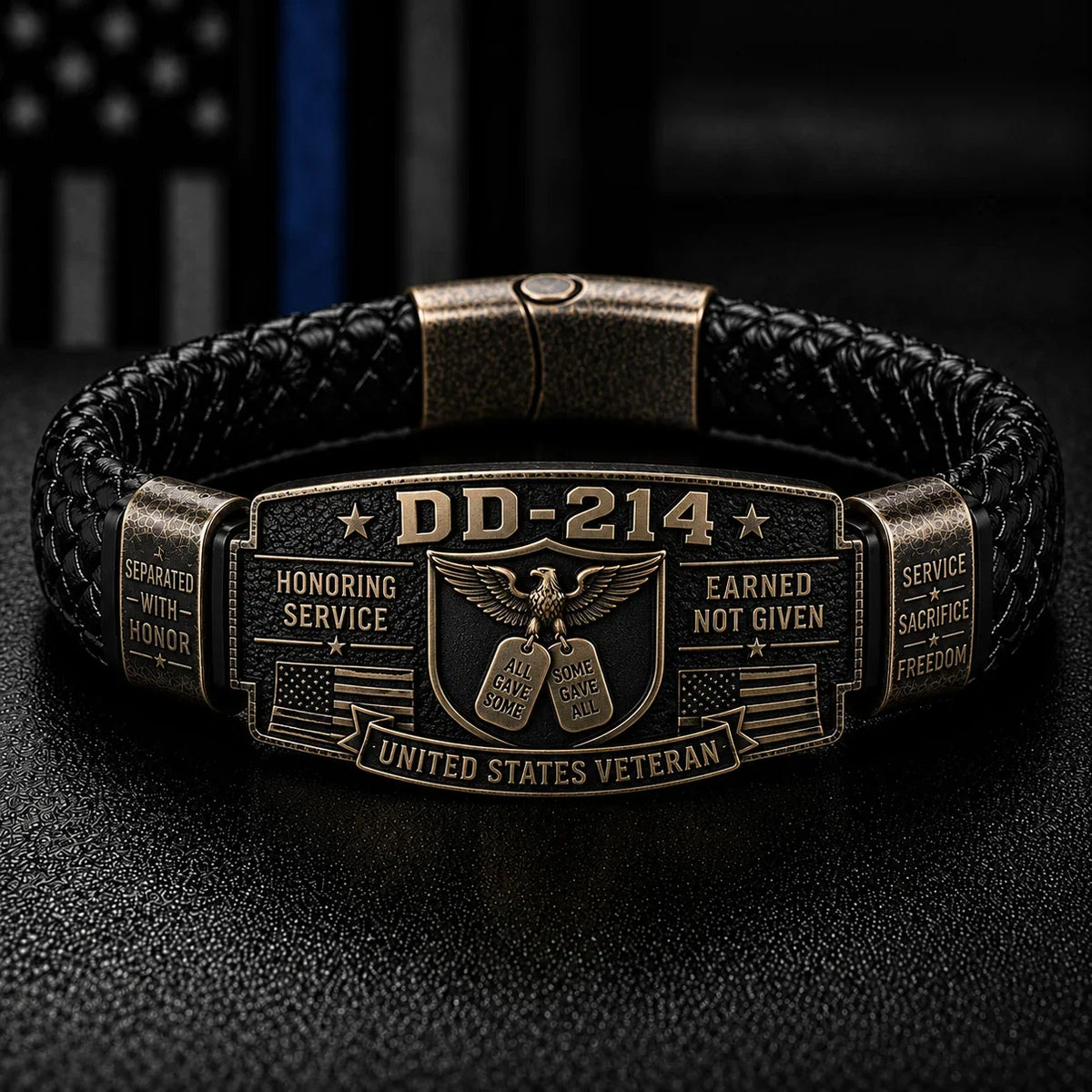 PatriotValor – DD-214 Veteran Honor Bracelet