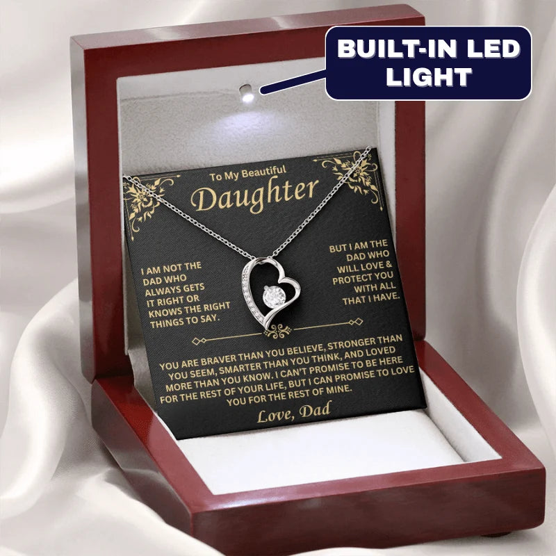 ForeverLove – To My Daughter Heartfelt Love Necklace