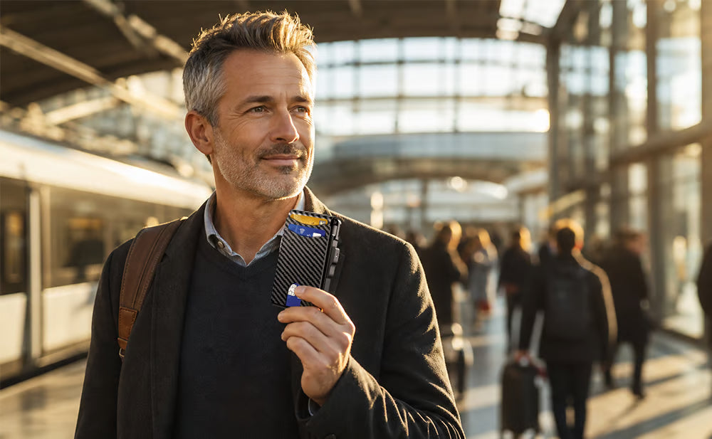 GuardVanta – Professional RFID-Shielding Bifold Wallet
