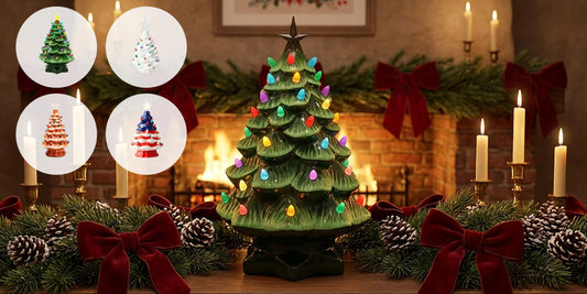 EverGlow – Mini Resin Nostalgic Christmas Tree Lamp