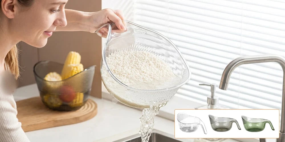 RinseMate – One Handed Multi-Purpose Kitchen Strainer