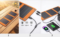 PowerSun – 200W Foldable Solar Charging Panel