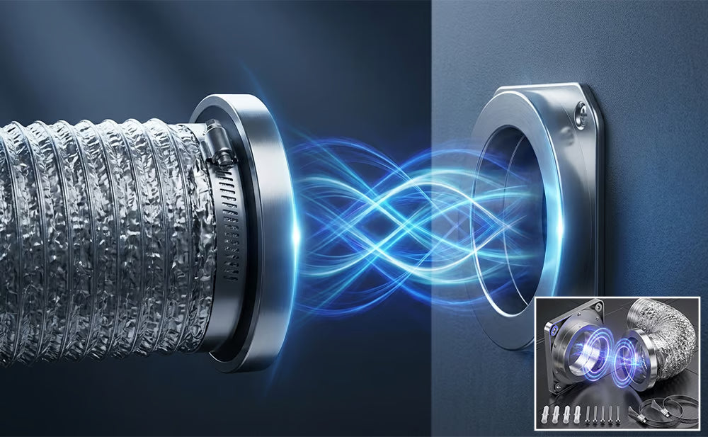 SnapSeal – Premium Magnetic Dryer Vent Connector Kit