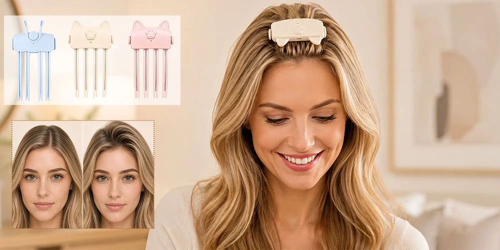 CrownGlow – Heated Root Styling & Volume Comb