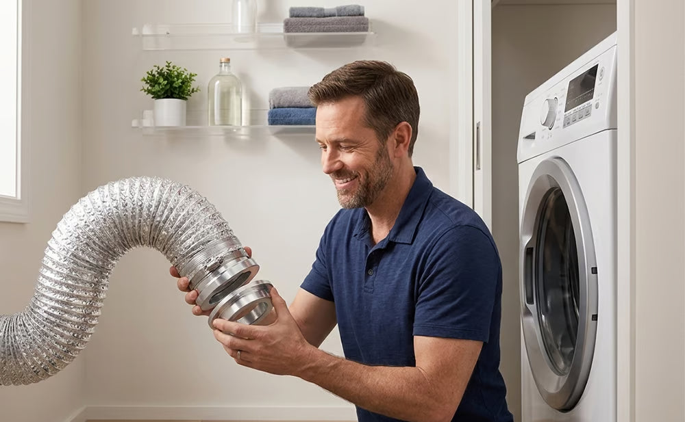 SnapSeal – Premium Magnetic Dryer Vent Connector Kit