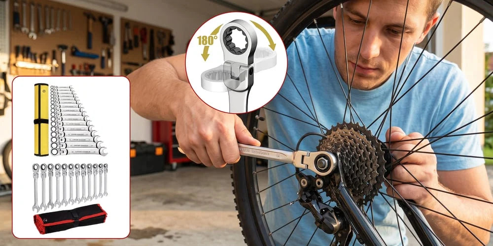 TorqueFlex – Ratcheting Wrench Set