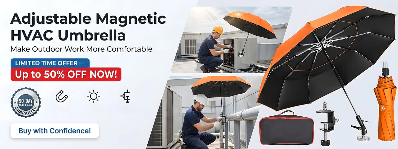 ShadeForce – Adjustable Magnetic Work Umbrella