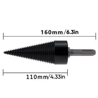 FirewoodPro – Drill-Powered Log Splitter Bit