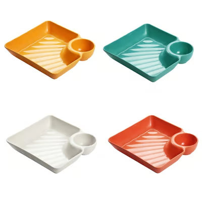 ServeLuxe – Smart Divided Dumpling Plate