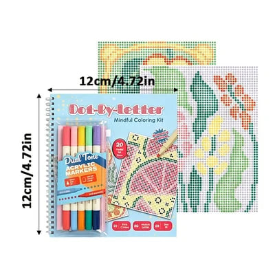 MindfulDots – Letter-Match Coloring Set