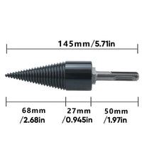 FirewoodPro – Drill-Powered Log Splitter Bit