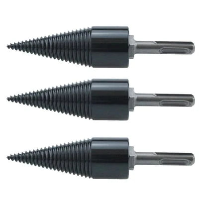 FirewoodPro – Drill-Powered Log Splitter Bit