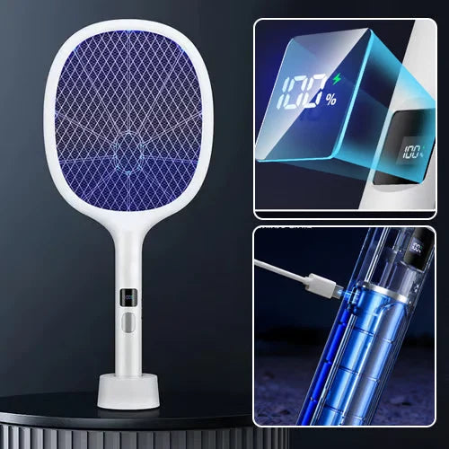 BugShield – Foldable Rechargeable Bug Zapper Racket