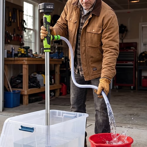 FlowMate – Rechargeable Stick Water Drainage Pump