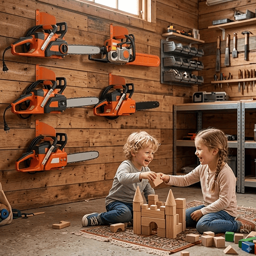 WorkshopLock – Chainsaw Wall Storage Bracket