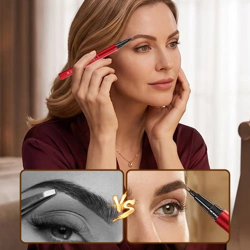 VelvetBrow – Dual-Tip Natural Liquid Eyebrow Pen