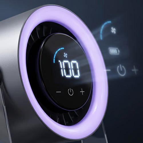 TurboBreeze – Silent Precision Desktop Fan
